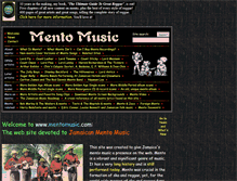 Tablet Screenshot of mentomusic.com